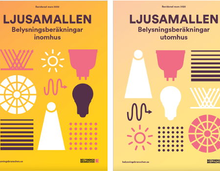 Nya versioner av Ljusamallen för belysningsberäkningar